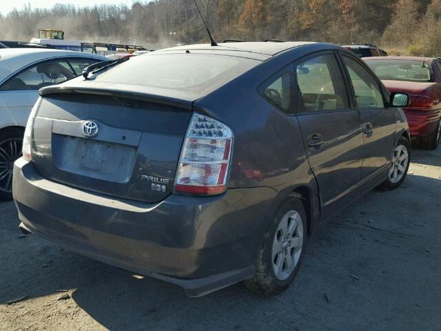 JTDKB20U773294152 - 2007 TOYOTA PRIUS GRAY photo 4