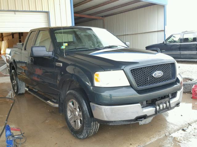 1FTPX14535FA81456 - 2005 FORD F150 GREEN photo 1