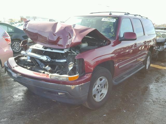 3GNFK16ZX6G245755 - 2006 CHEVROLET SUBURBAN K BURGUNDY photo 2