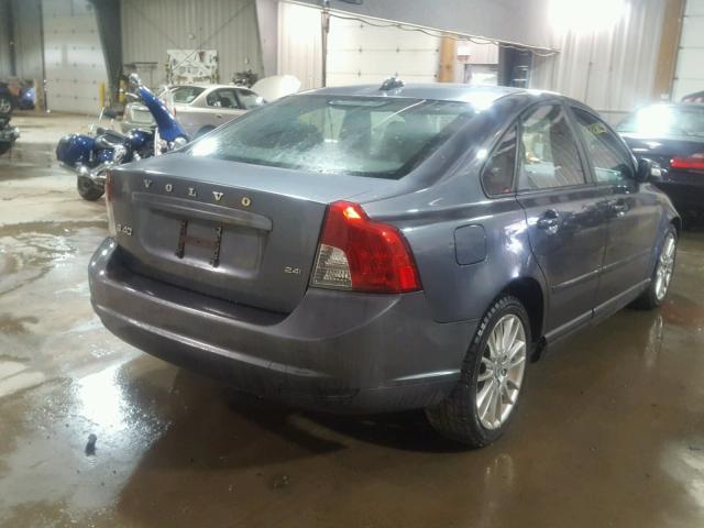 YV1MS390X92446376 - 2009 VOLVO S40 2.4I GRAY photo 4