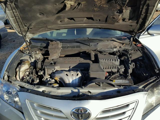 4T1BE46K57U640388 - 2007 TOYOTA CAMRY NEW SILVER photo 7