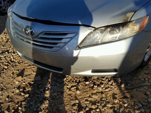 4T1BE46K57U640388 - 2007 TOYOTA CAMRY NEW SILVER photo 9