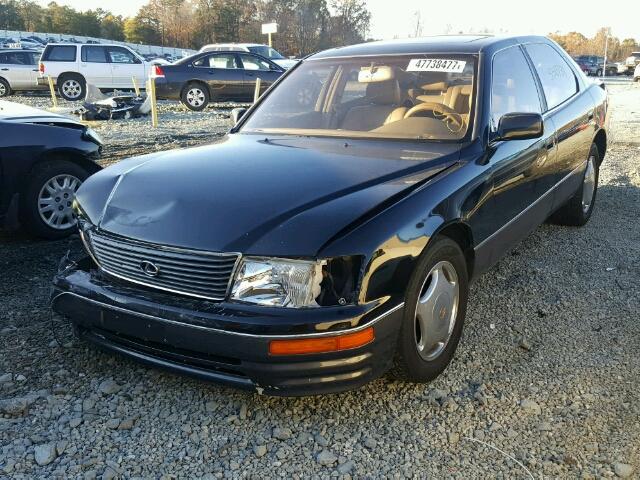 JT8BH28F4V0098770 - 1997 LEXUS LS 400 BLACK photo 2