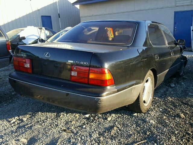 JT8BH28F4V0098770 - 1997 LEXUS LS 400 BLACK photo 4