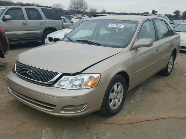 4T1BF28B82U229655 - 2002 TOYOTA AVALON XL TAN photo 2