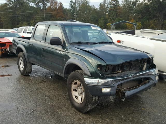 5TEHN72N43Z147612 - 2003 TOYOTA TACOMA DOU GREEN photo 1