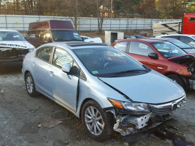 2HGFB2F89CH507090 - 2012 HONDA CIVIC EX BLUE photo 1