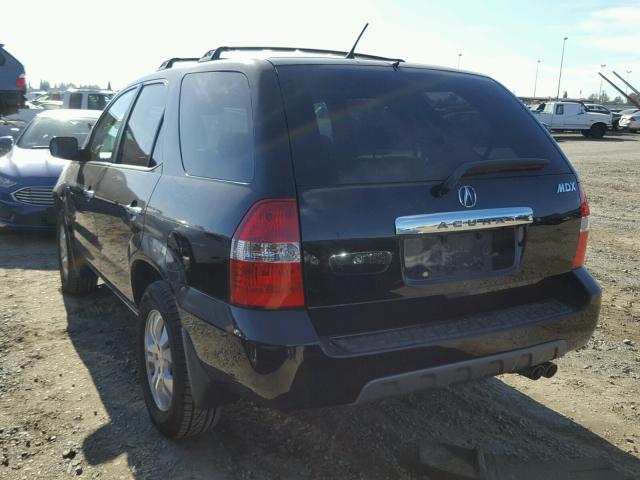 2HNYD18863H525758 - 2003 ACURA MDX TOURIN BLACK photo 3