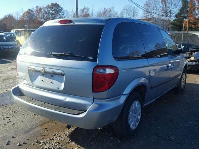 1A4GP45R46B538653 - 2006 CHRYSLER TOWN & COU BLUE photo 4