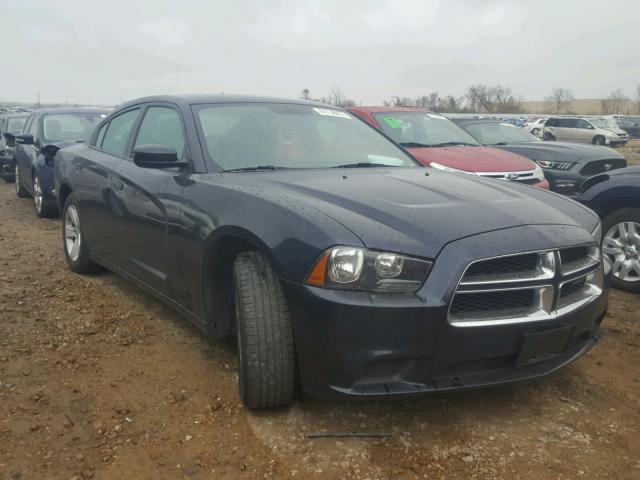 2C3CDXBG9CH122252 - 2012 DODGE CHARGER SE BLUE photo 1