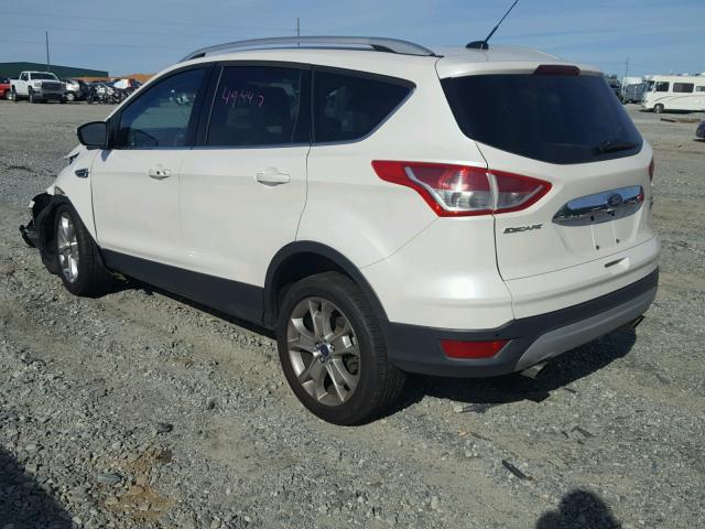 1FMCU0JX5EUE00029 - 2014 FORD ESCAPE TIT WHITE photo 3