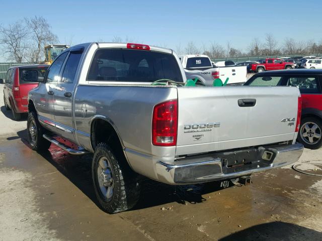 3D7KU28D74G106792 - 2004 DODGE RAM 2500 S Gümüş foto 3