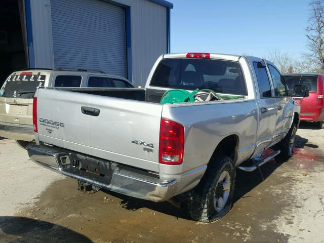 3D7KU28D74G106792 - 2004 DODGE RAM 2500 S Gümüş foto 4