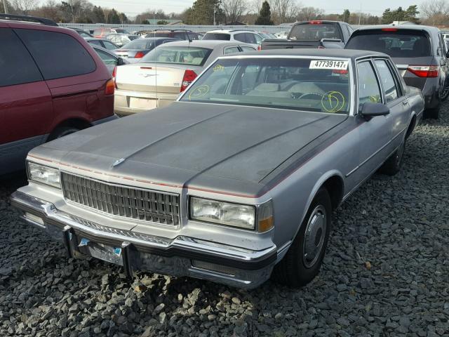 1G1BN51H5H9110943 - 1987 CHEVROLET CAPRICE CL 灰色 照片 2