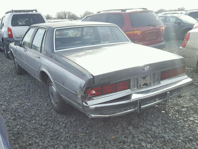 1G1BN51H5H9110943 - 1987 CHEVROLET CAPRICE CL GRAY photo 3