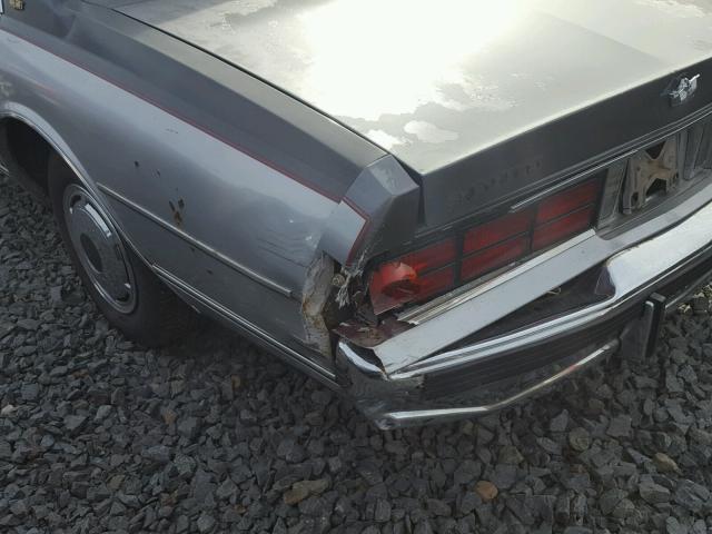 1G1BN51H5H9110943 - 1987 CHEVROLET CAPRICE CL 灰色 照片 9