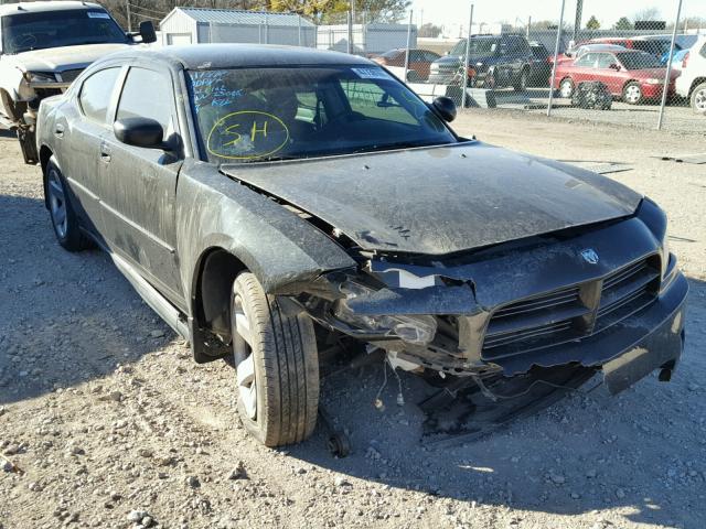 2B3LA43H17H736763 - 2007 DODGE CHARGER SE BLACK photo 1