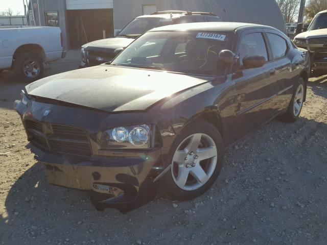 2B3LA43H17H736763 - 2007 DODGE CHARGER SE BLACK photo 2