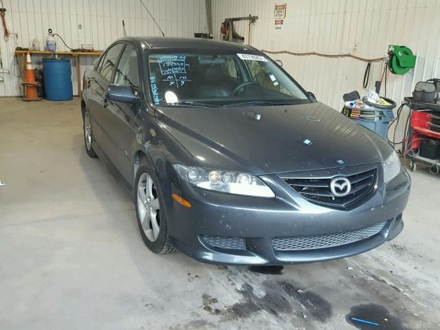 1YVHP84D055M04446 - 2005 MAZDA 6 S GRAY photo 1