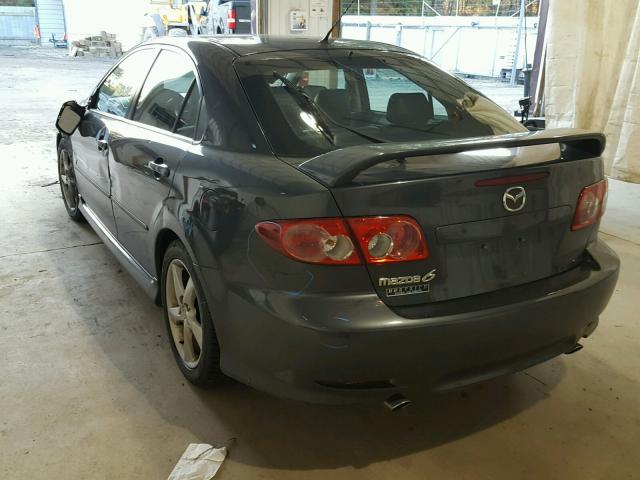 1YVHP84D055M04446 - 2005 MAZDA 6 S GRAY photo 3