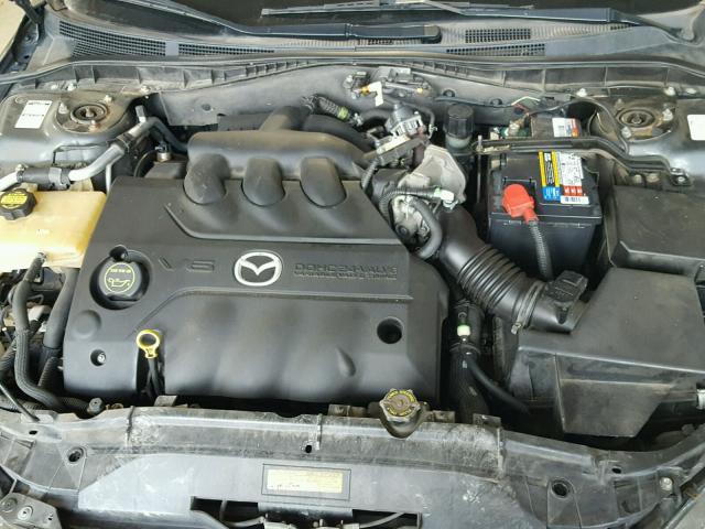 1YVHP84D055M04446 - 2005 MAZDA 6 S GRAY photo 7