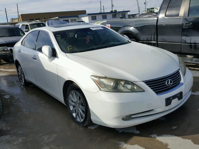 JTHBJ46G872086494 - 2007 LEXUS ES 350 WHITE photo 1