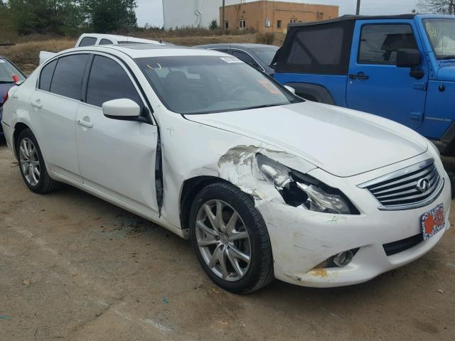 JN1CV6AR6CM970157 - 2012 INFINITI G37 WHITE photo 1