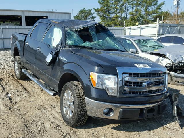 1FTFW1CF5EFB87478 - 2014 FORD F150 SUPER BLACK photo 1