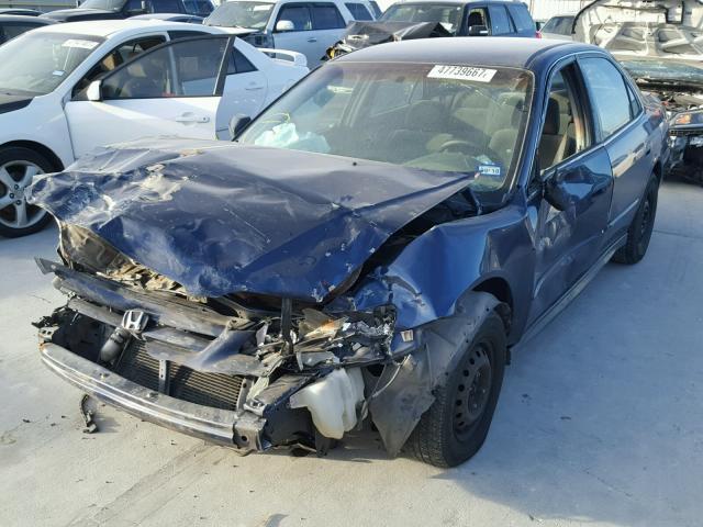 1HGCF86612A157427 - 2002 HONDA ACCORD VAL BLUE photo 2