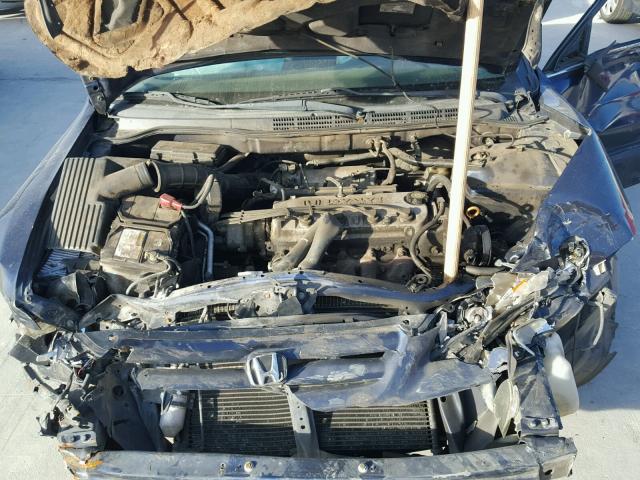 1HGCF86612A157427 - 2002 HONDA ACCORD VAL BLUE photo 7