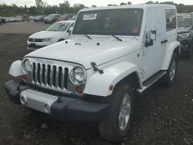 1J4AA5D10BL632896 - 2011 JEEP WRANGLER S WHITE photo 2