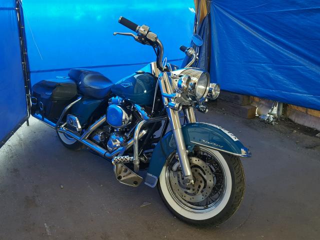 1HD1FRW191Y643925 - 2001 HARLEY-DAVIDSON FLHRCI TEAL photo 1