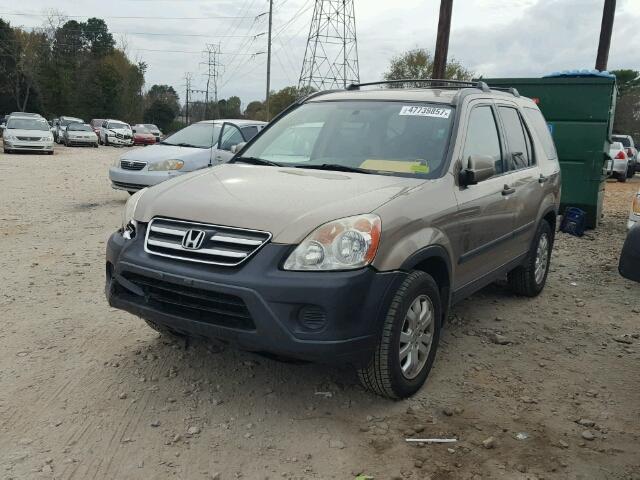 SHSRD78875U313787 - 2005 HONDA CR-V EX GOLD photo 2