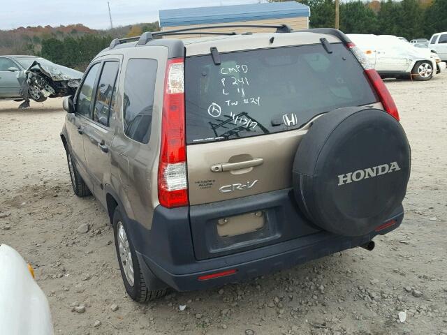 SHSRD78875U313787 - 2005 HONDA CR-V EX GOLD photo 3