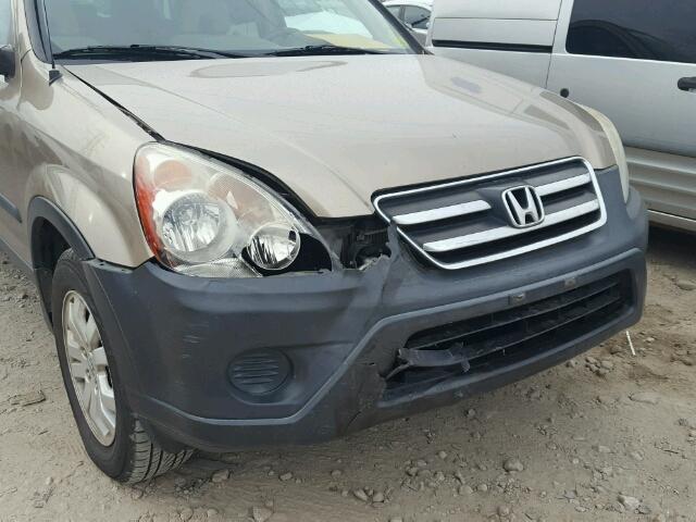 SHSRD78875U313787 - 2005 HONDA CR-V EX GOLD photo 9