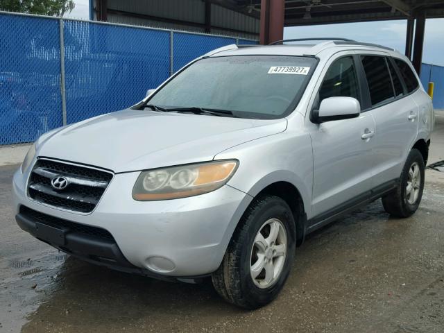 5NMSG13D37H110835 - 2007 HYUNDAI SANTA FE G SILVER photo 2