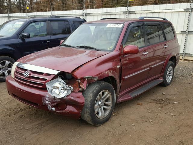 JS3TX92V564102354 - 2006 SUZUKI XL7 BURGUNDY photo 2