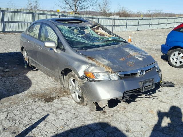 1HGFA16896L107602 - 2006 HONDA CIVIC EX BEIGE photo 1