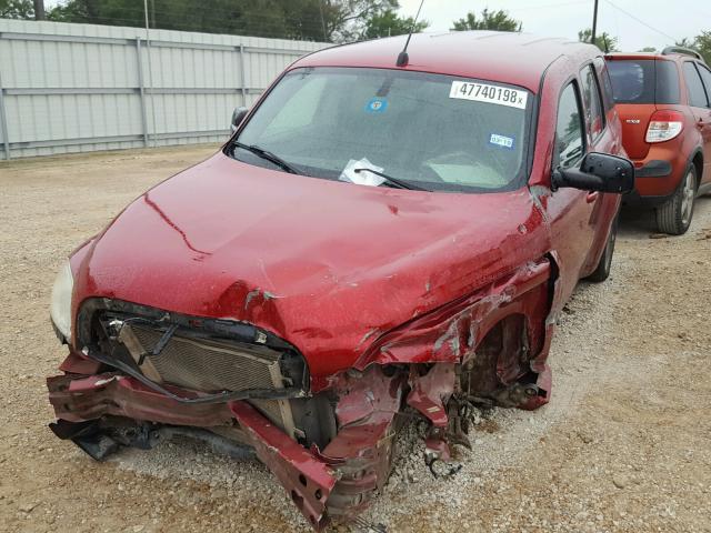 3GNBAADB1AS556343 - 2010 CHEVROLET HHR LS Burdeos foto 2