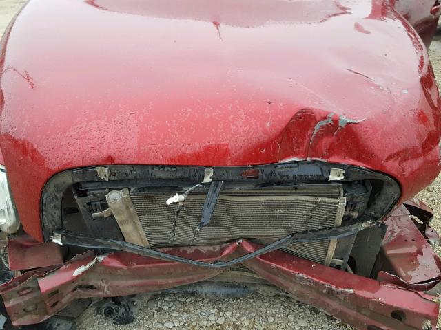 3GNBAADB1AS556343 - 2010 CHEVROLET HHR LS Burdeos foto 7