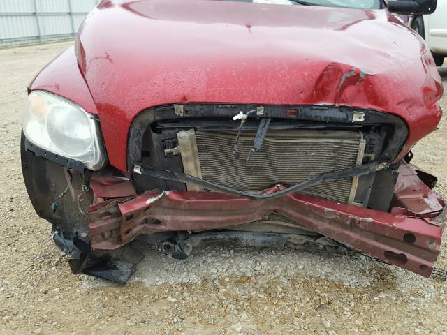 3GNBAADB1AS556343 - 2010 CHEVROLET HHR LS Burdeos foto 9