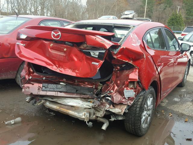 3MZBM1V74FM233729 - 2015 MAZDA 3 TOURING RED photo 4