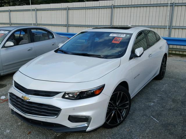 1G1ZH5SXXGF348573 - 2016 CHEVROLET MALIBU PRE WHITE photo 2