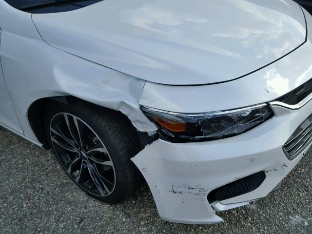 1G1ZH5SXXGF348573 - 2016 CHEVROLET MALIBU PRE WHITE photo 9