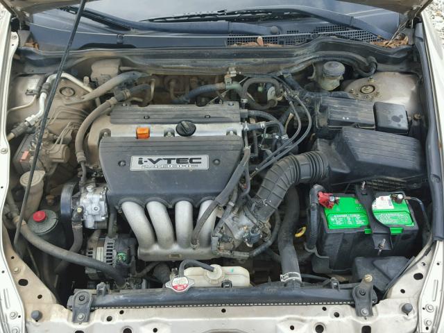 1HGCM566X3A110967 - 2003 HONDA ACCORD EX GOLD photo 7