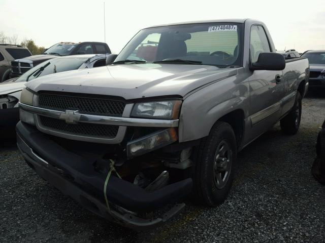 1GCEC14V34Z132406 - 2004 CHEVROLET SILVERADO BEIGE photo 2