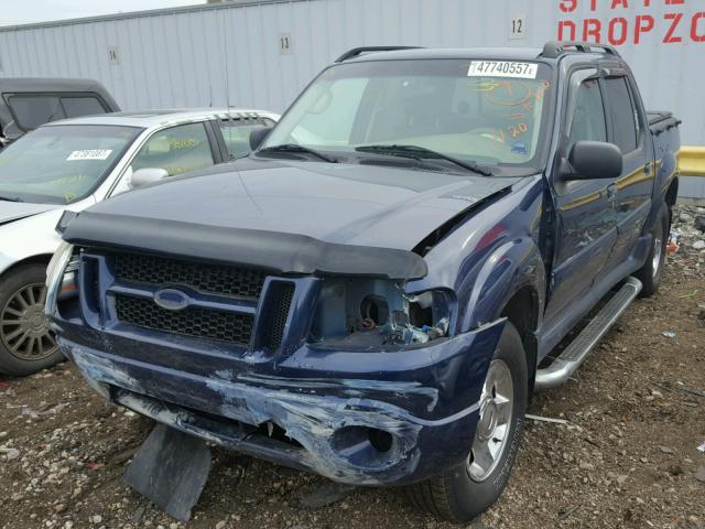 1FMZU77K95UA88019 - 2005 FORD EXPLORER S BLUE photo 2