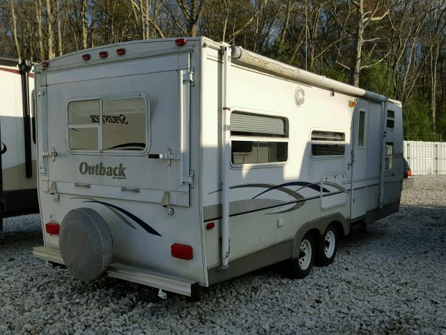 4YDT26R275G914224 - 2005 KEYSTONE OUTBACK WHITE photo 4