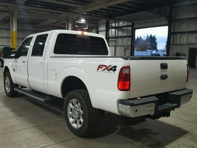 1FT7W2BT8EEA04081 - 2014 FORD F250 SUPER WHITE photo 3