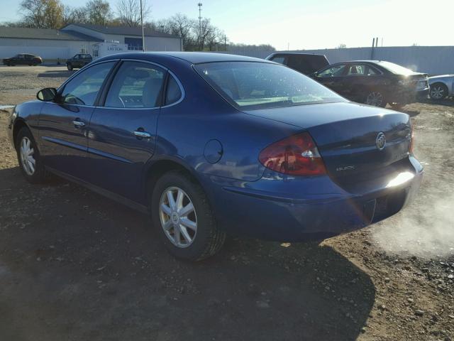 2G4WC562651282496 - 2005 BUICK LACROSSE C BLUE photo 3